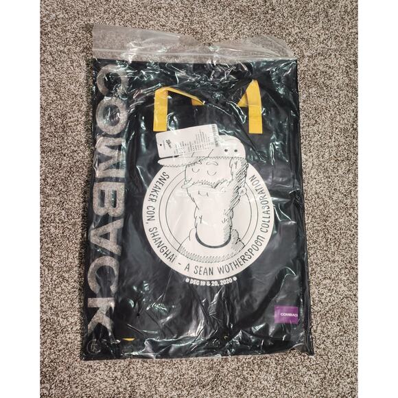 SneakerCon Shanghai 2020 Canvas tote Bag Yellow New Sean Wotherspoon collab - Picture 6 of 7